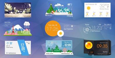 Note Memo style weather widget