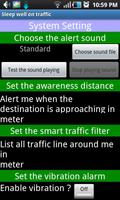 Sleep well on traffic