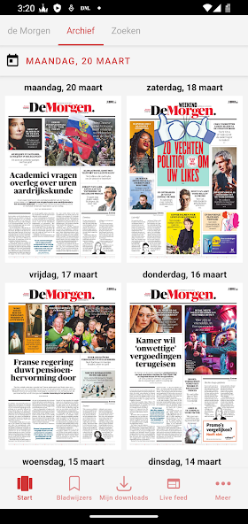 De Morgen Print Editie