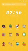 Lovely stickers theme