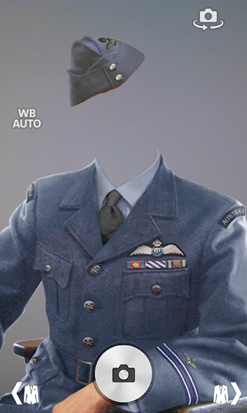 Military portrait photomontage