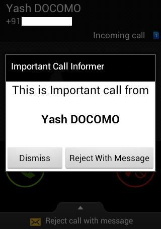 Important Call Informer