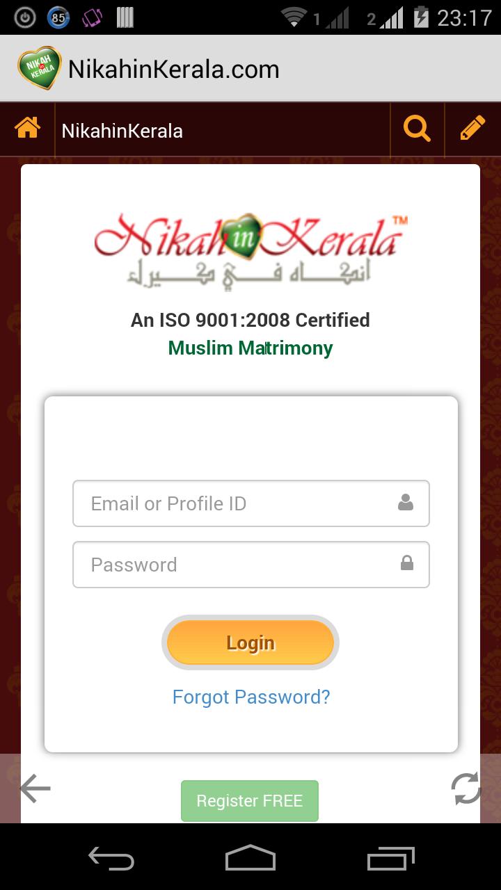 Nikah in Kerala Lite