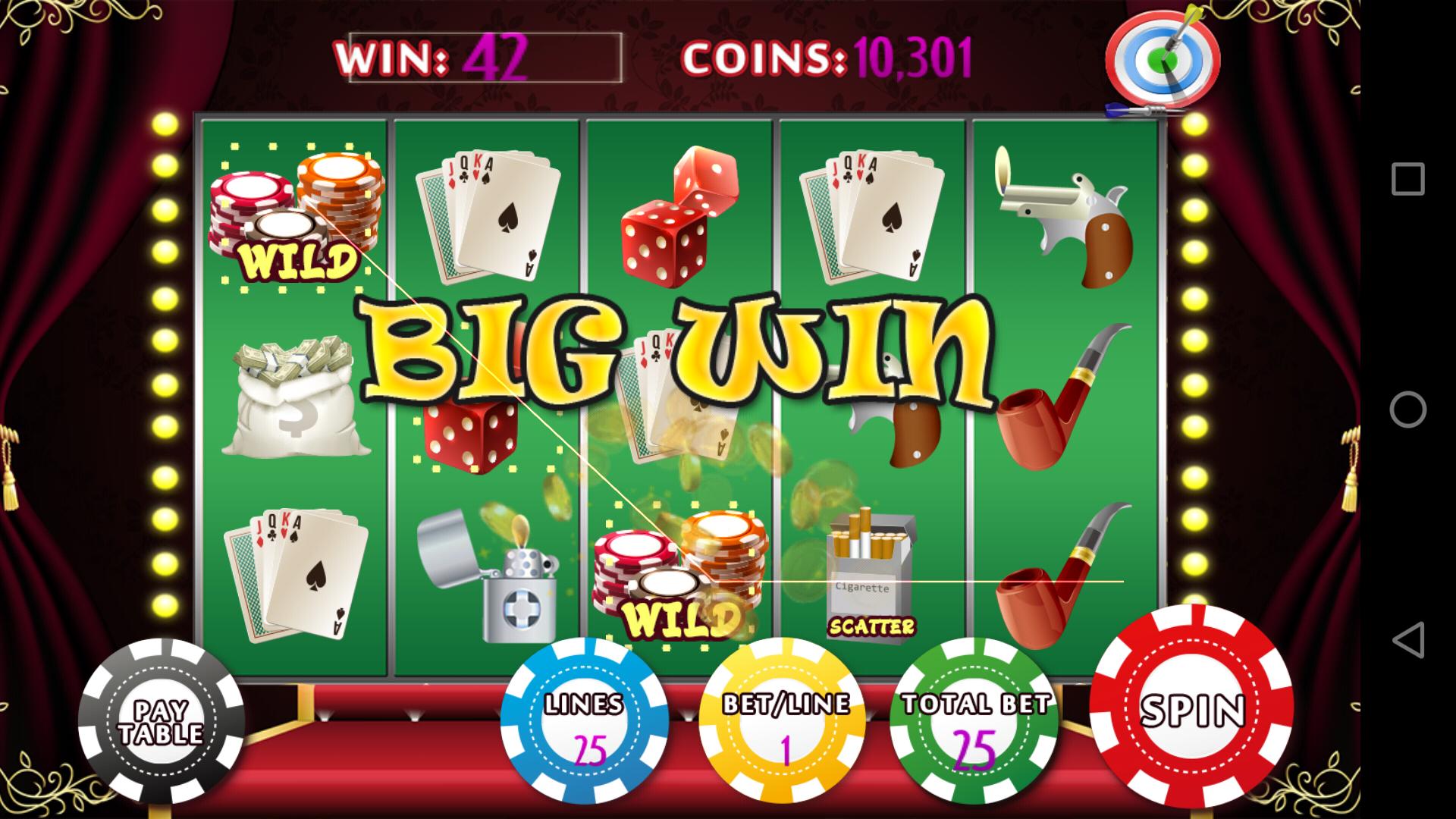 Slots game machines