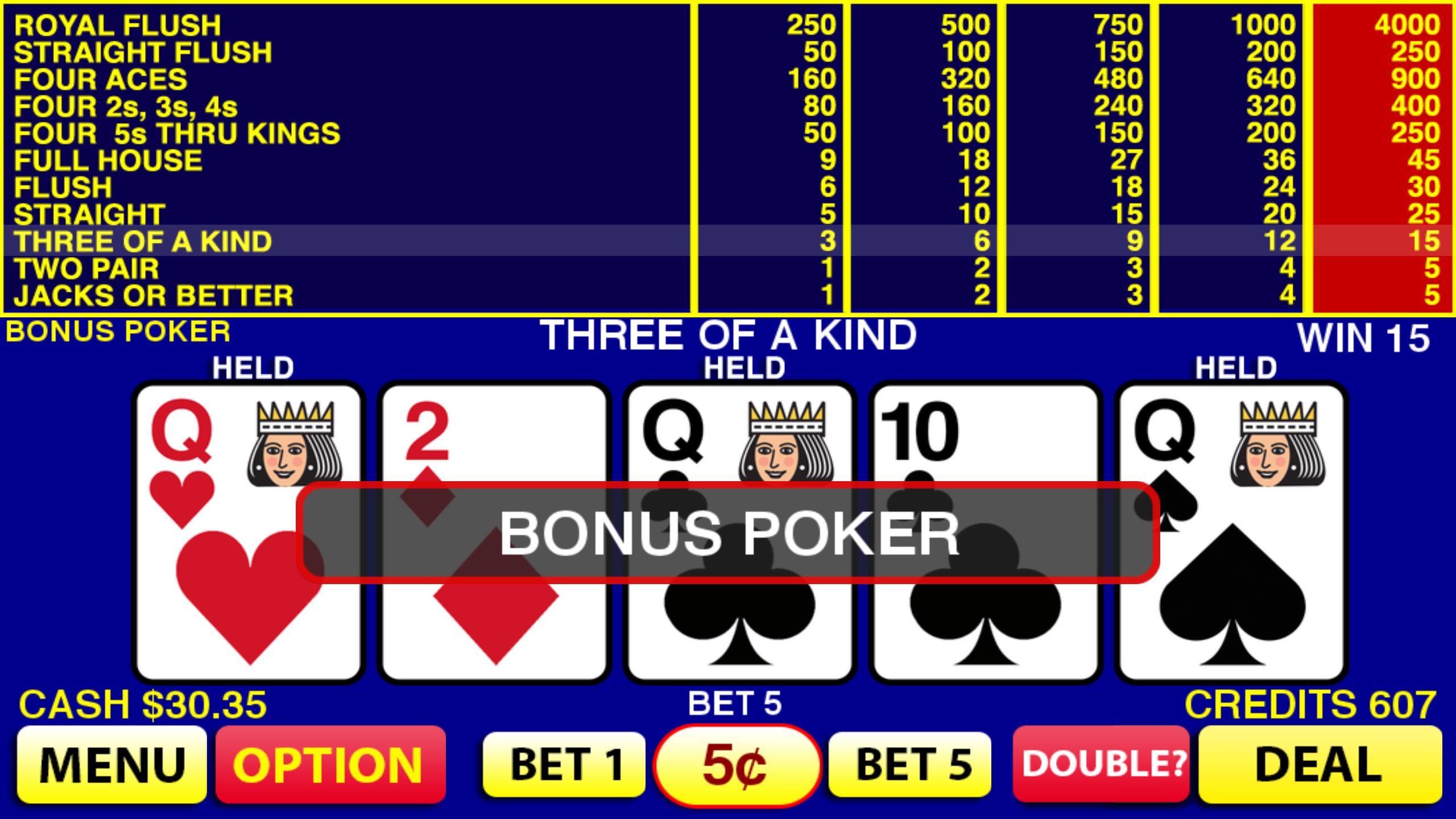 Bonus Poker