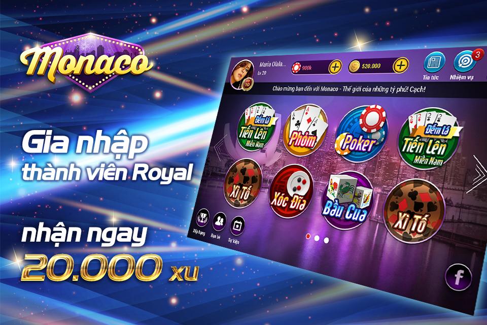 Monaco - Game Bai Doi Thuong