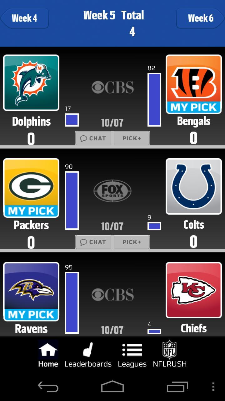 NFLRUSH Pick Em