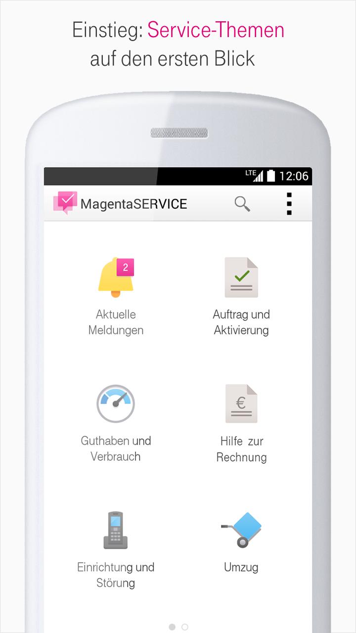 MagentaSERVICE App