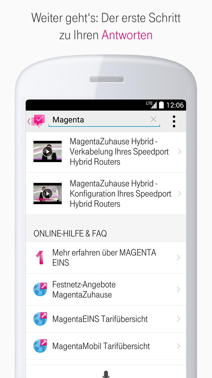 MagentaSERVICE App