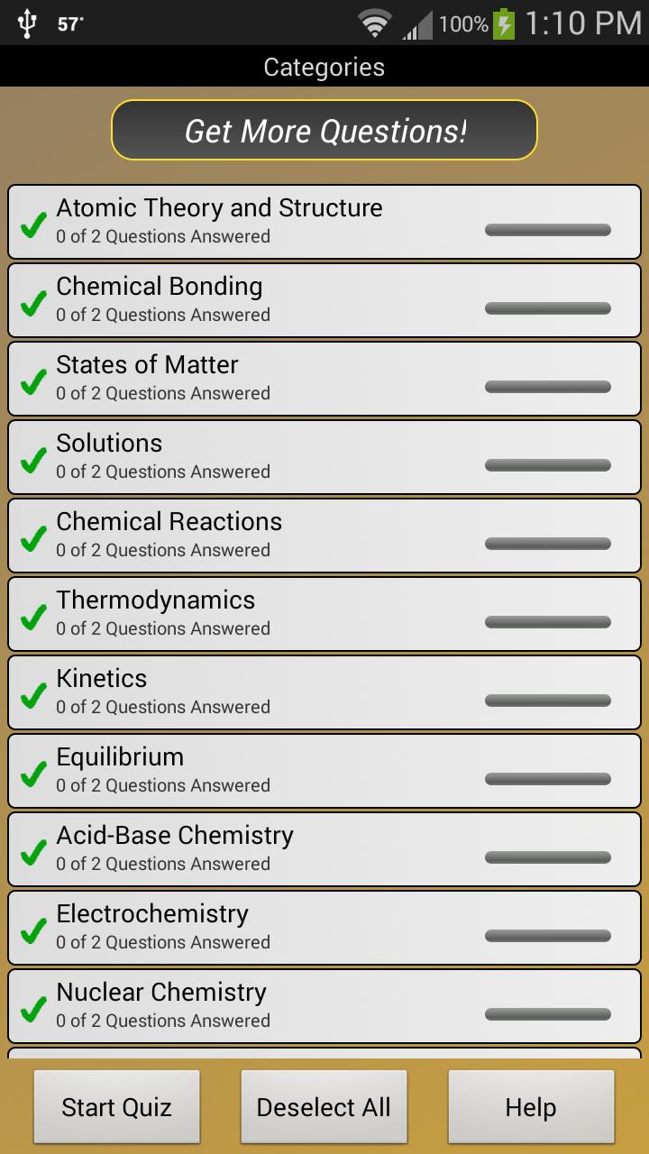 AP Chemistry Questions