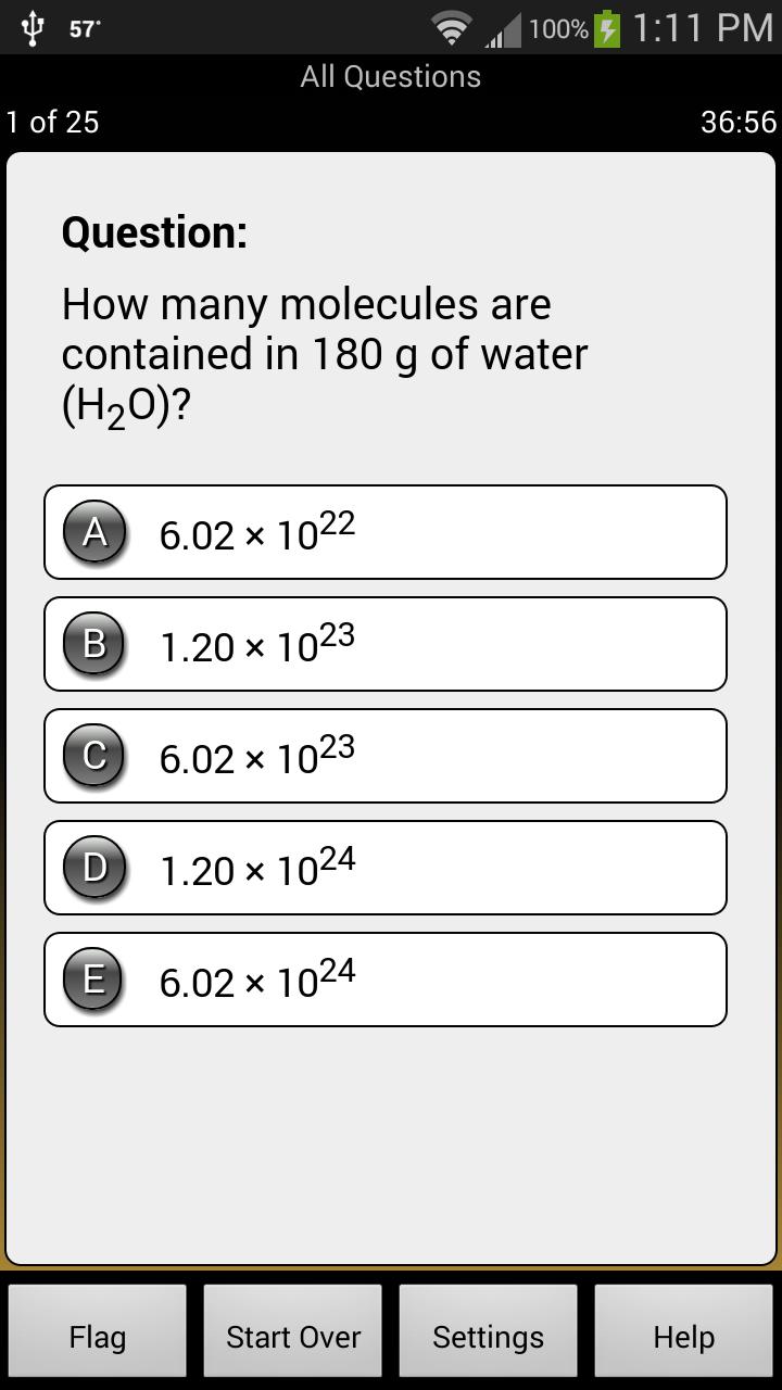 AP Chemistry Questions