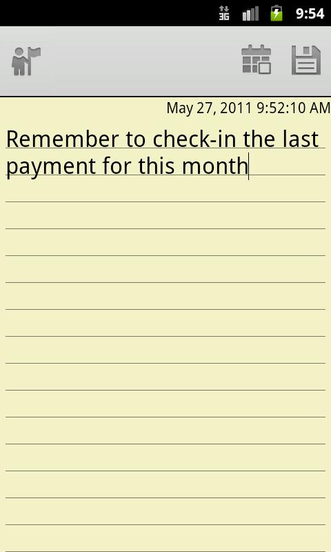 Personal Notes
