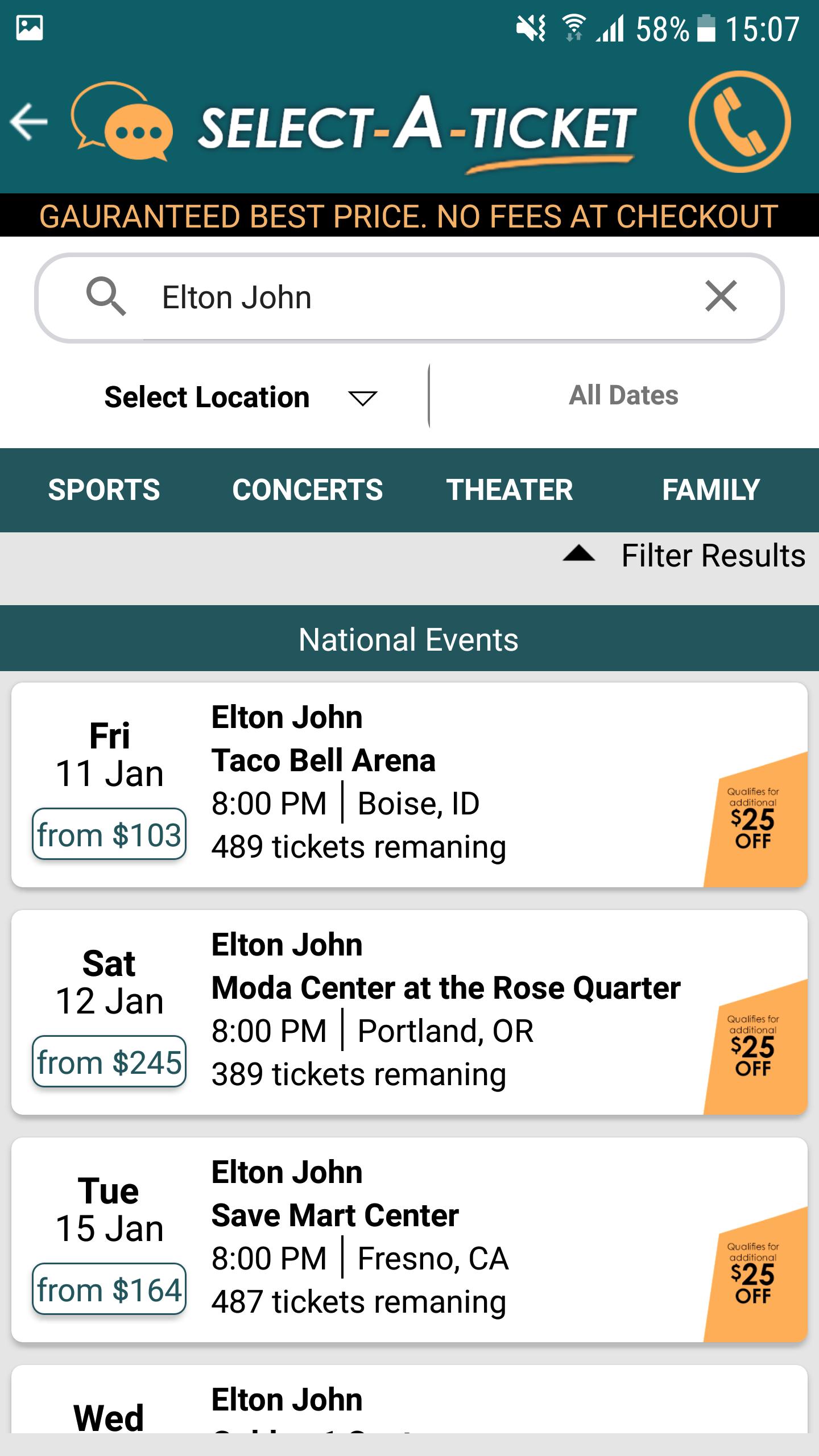 Select-A-Ticket