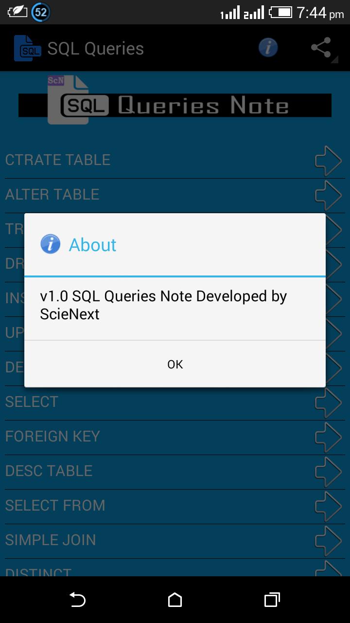 SQL Queries Note