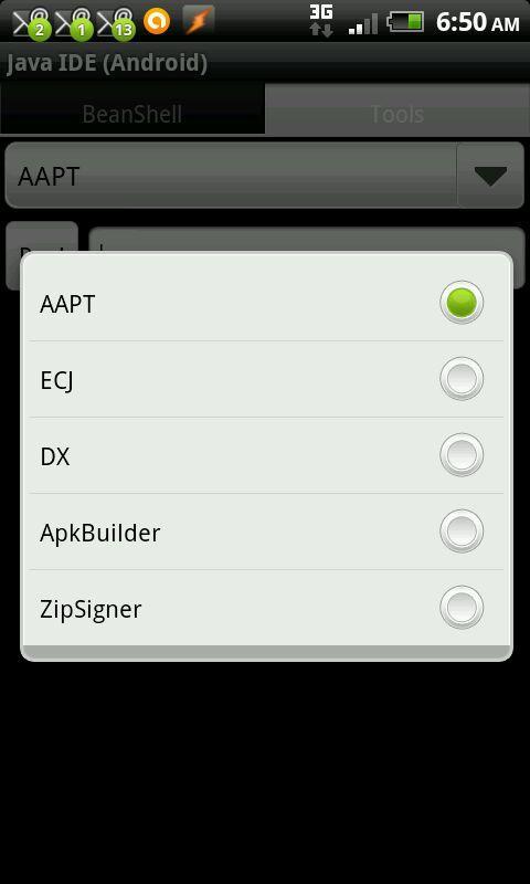 Old 1.x JavaIDEdroid