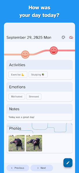 Mood Tracker by Pixels