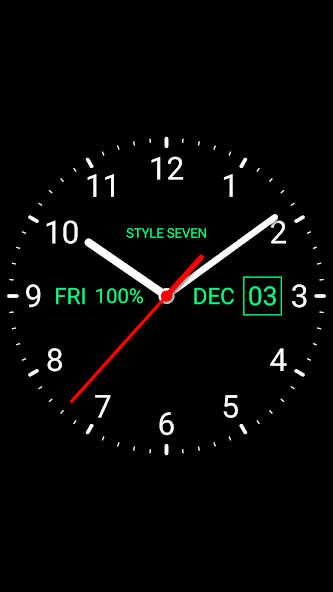 Analog Clock Live Wallpaper-7