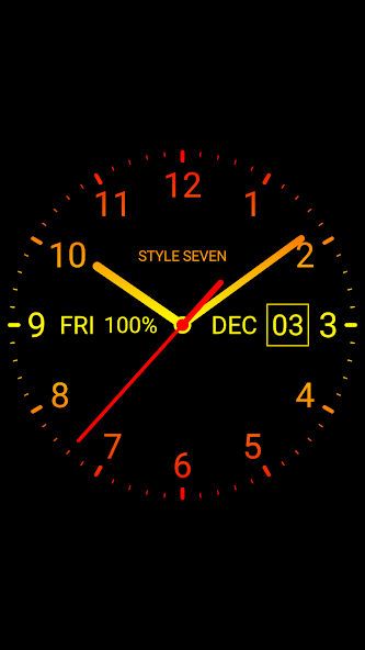 Analog Clock Live Wallpaper-7