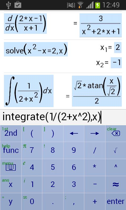 Symbolic Calculator