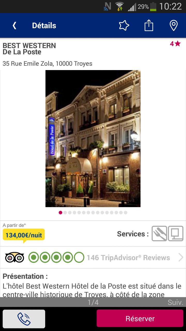 Best Western Reservation Hotel