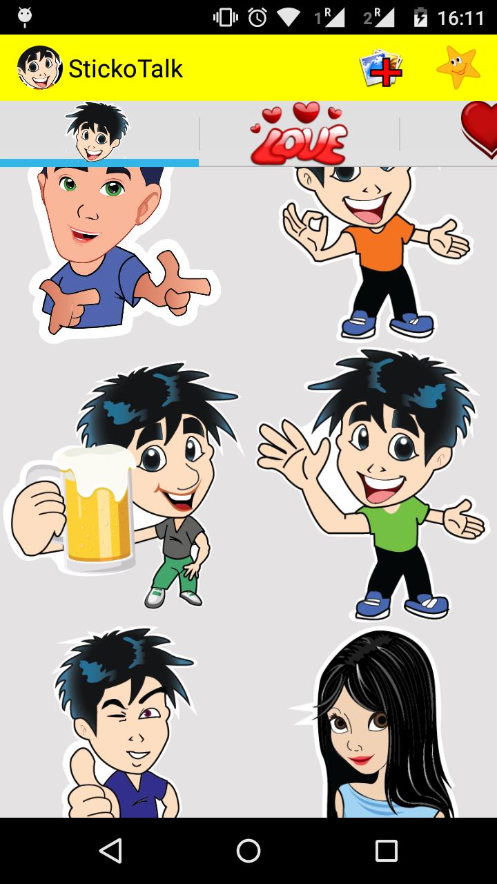 Chat Stickers For imo