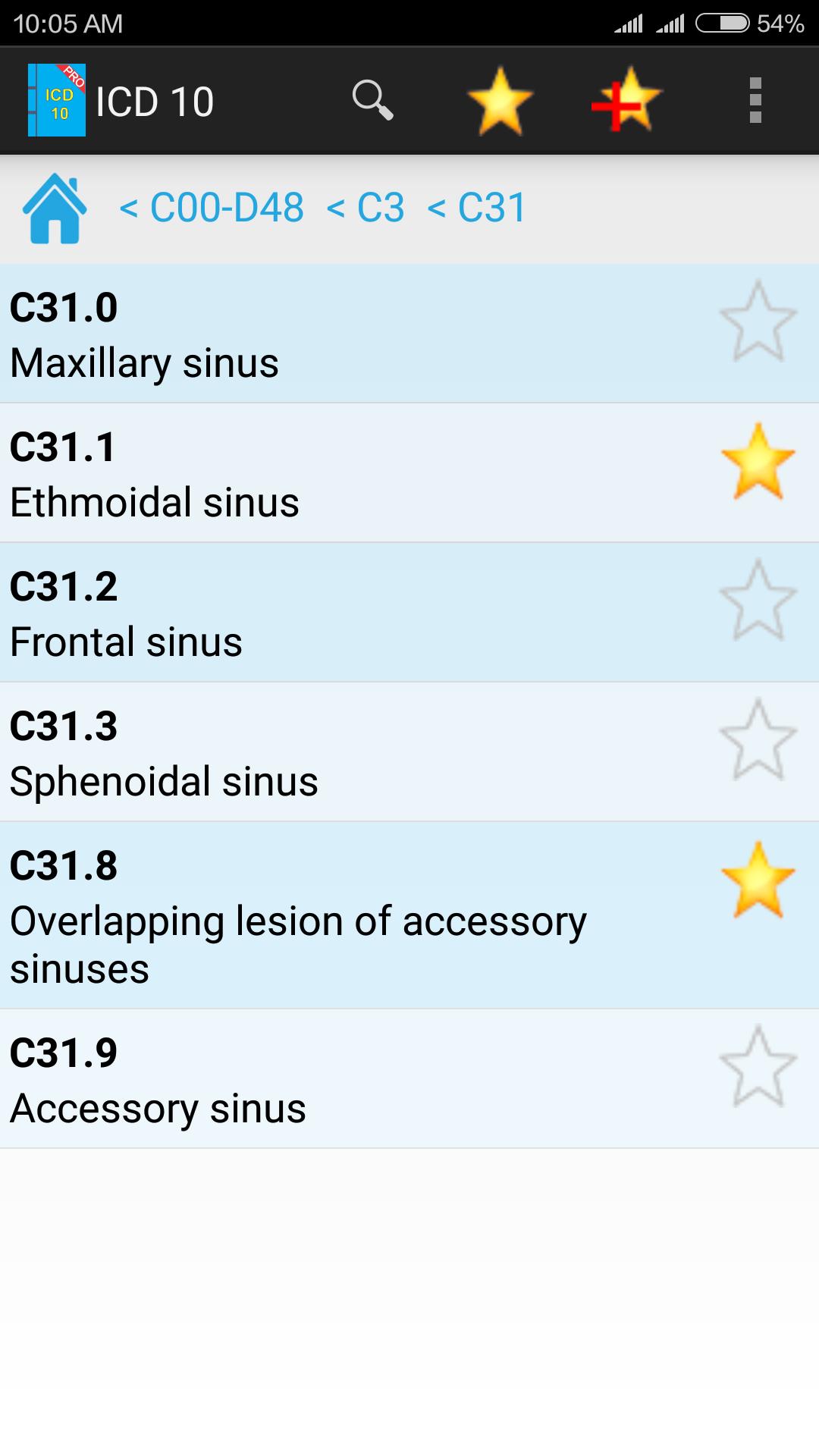 ICD 10 (EN)