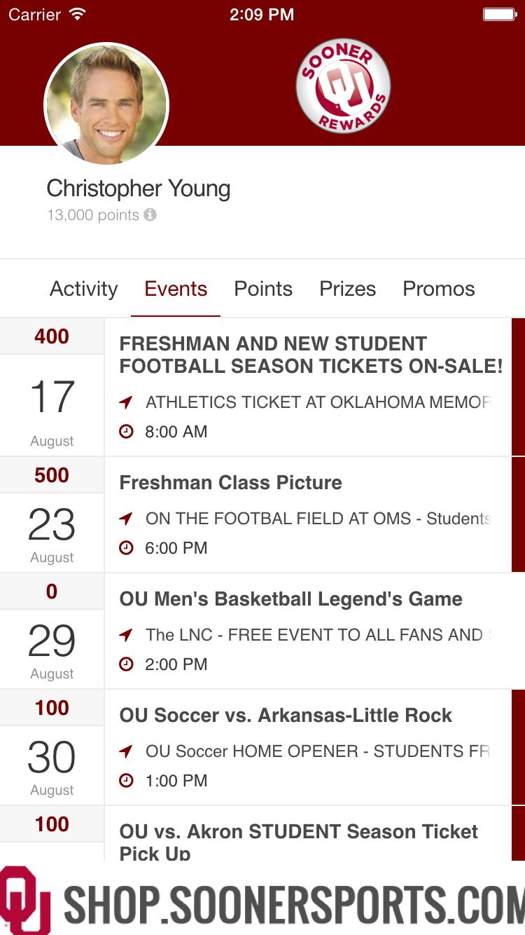 Sooner Rewards
