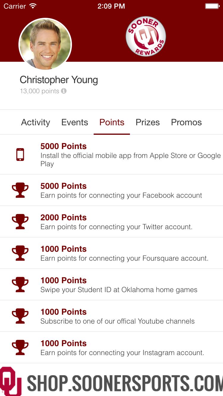Sooner Rewards