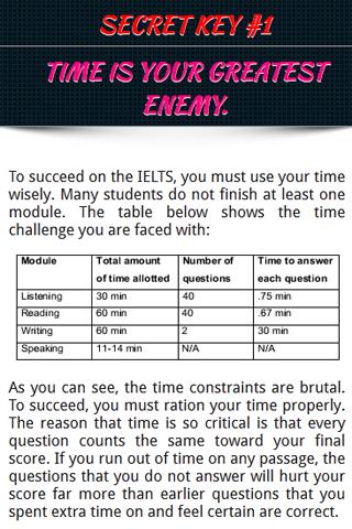 IELTS Secrets