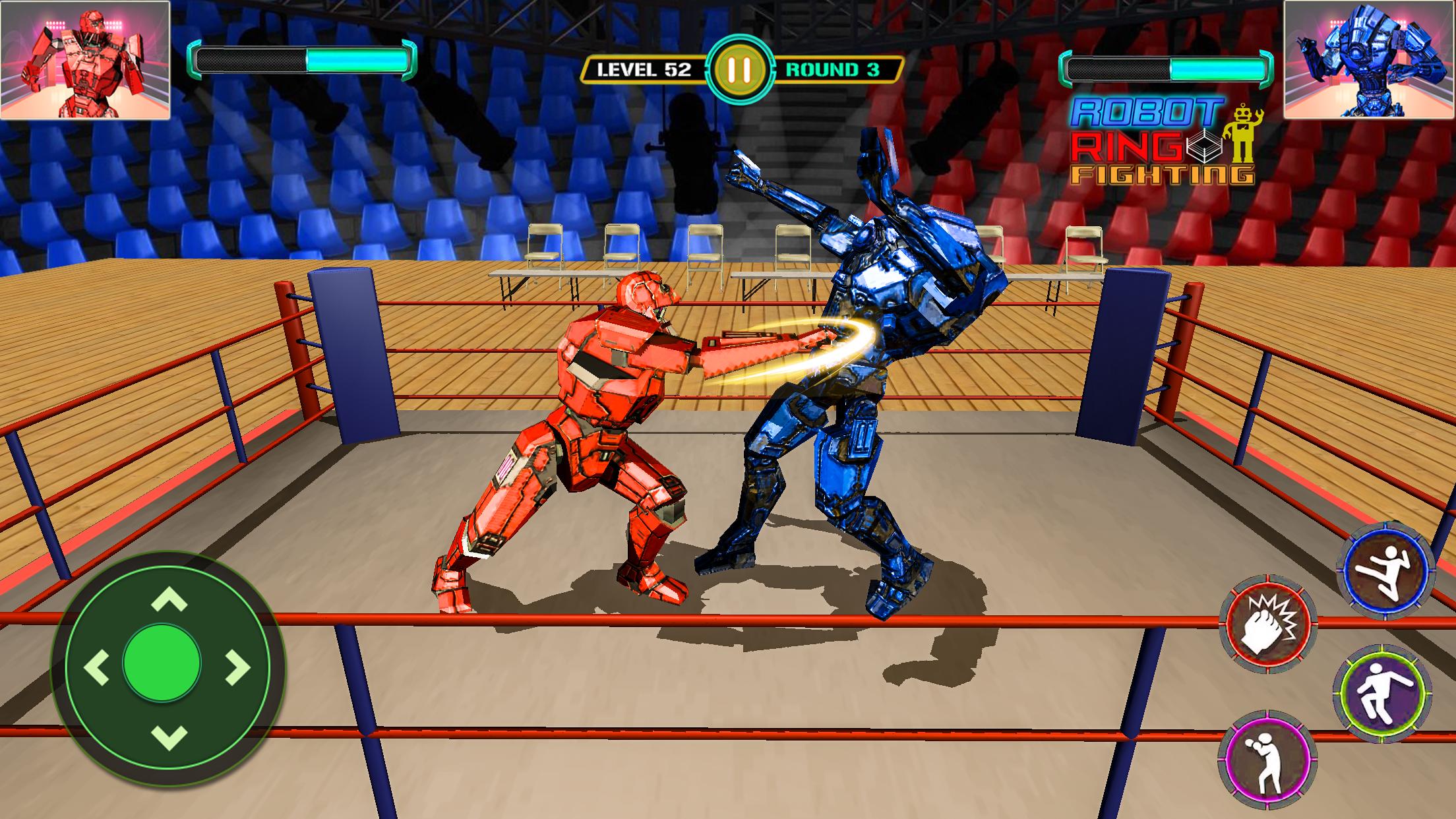real robot ring fighting: superhero robot champion