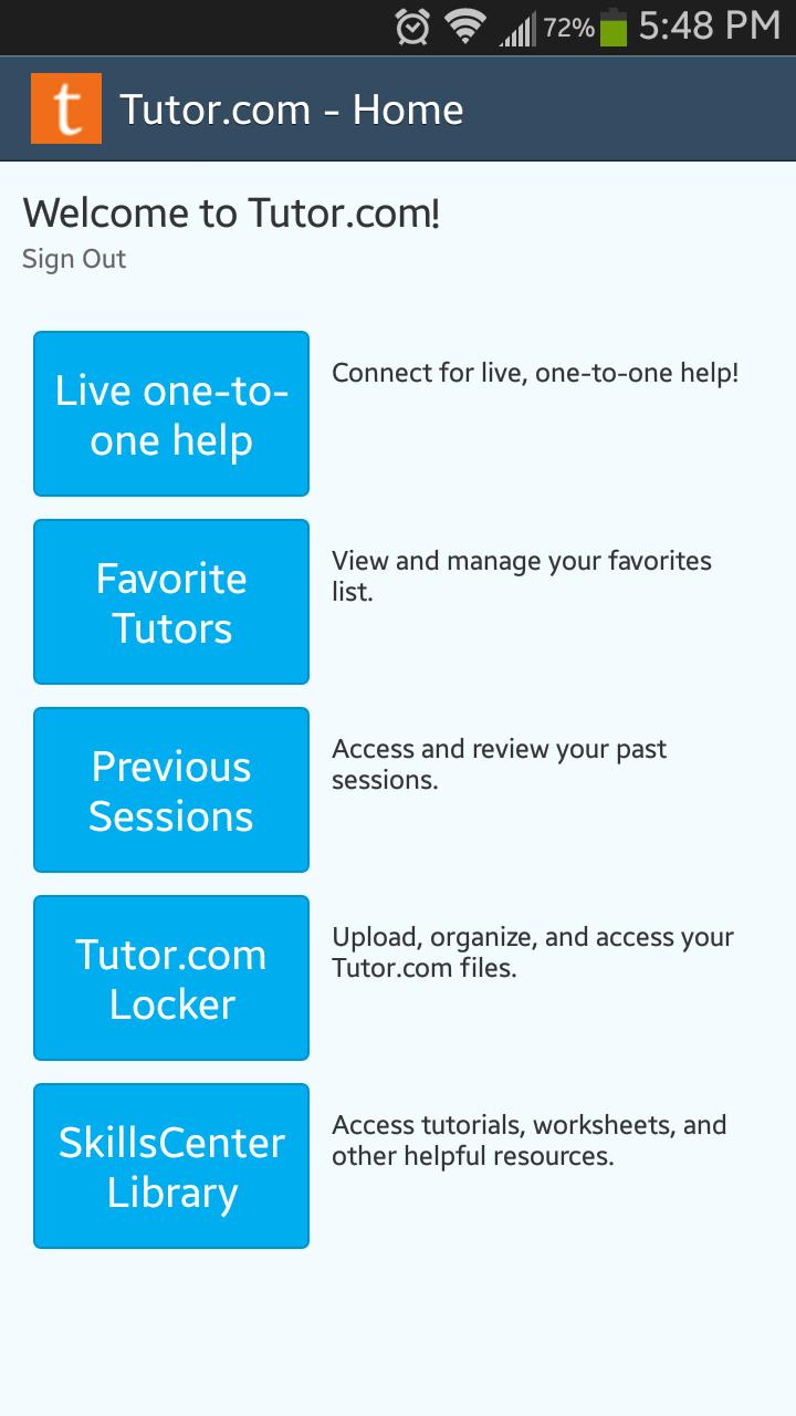 Tutor.com To Go