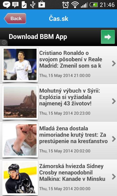 Slovak news reader