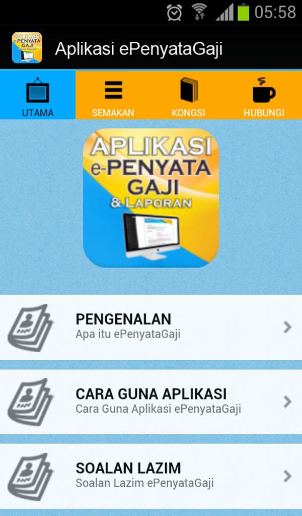 ePenyata Gaji Online ANM