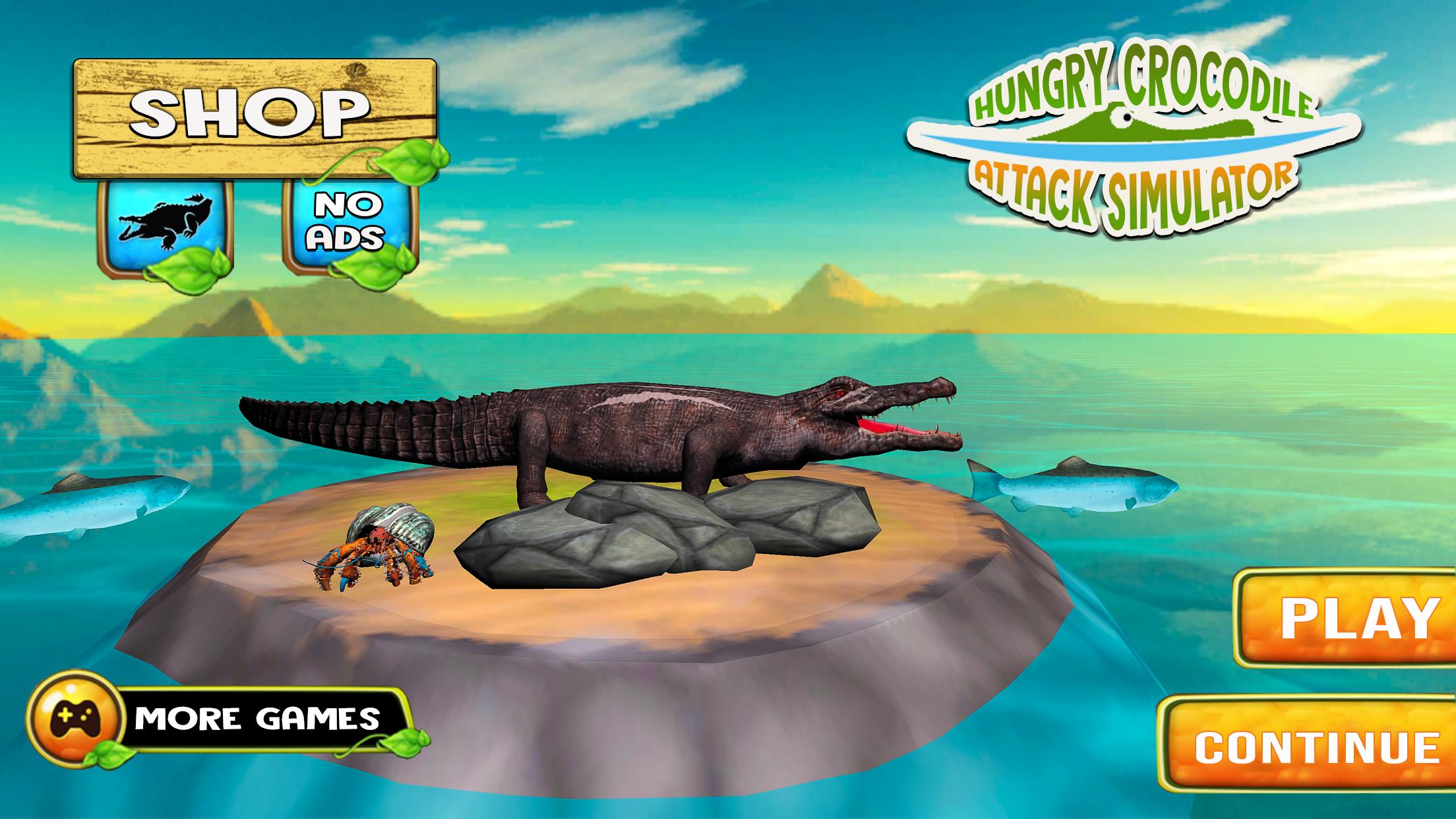 Hungry Crocodile Attack Simula