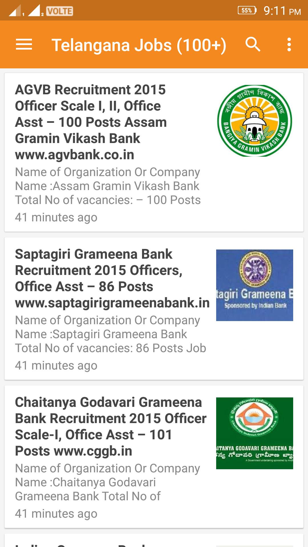 Telangana Jobs