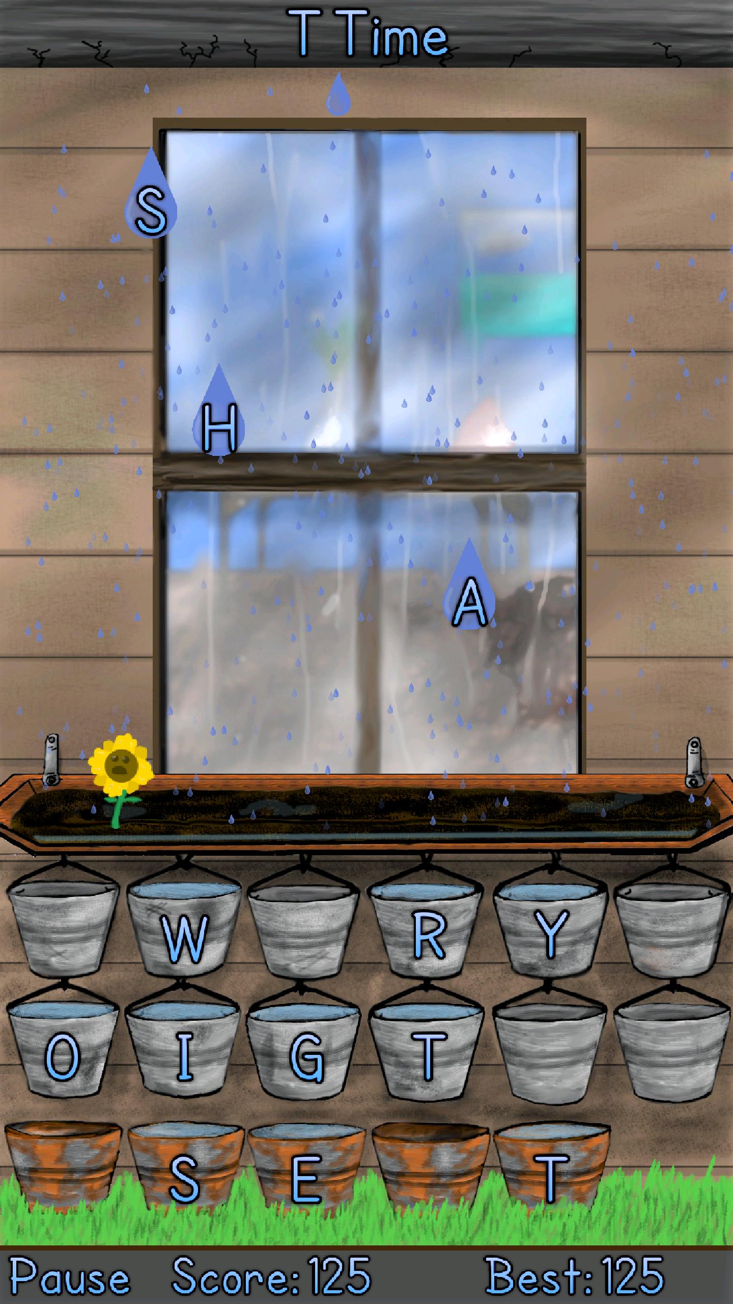 Letter Rain Free