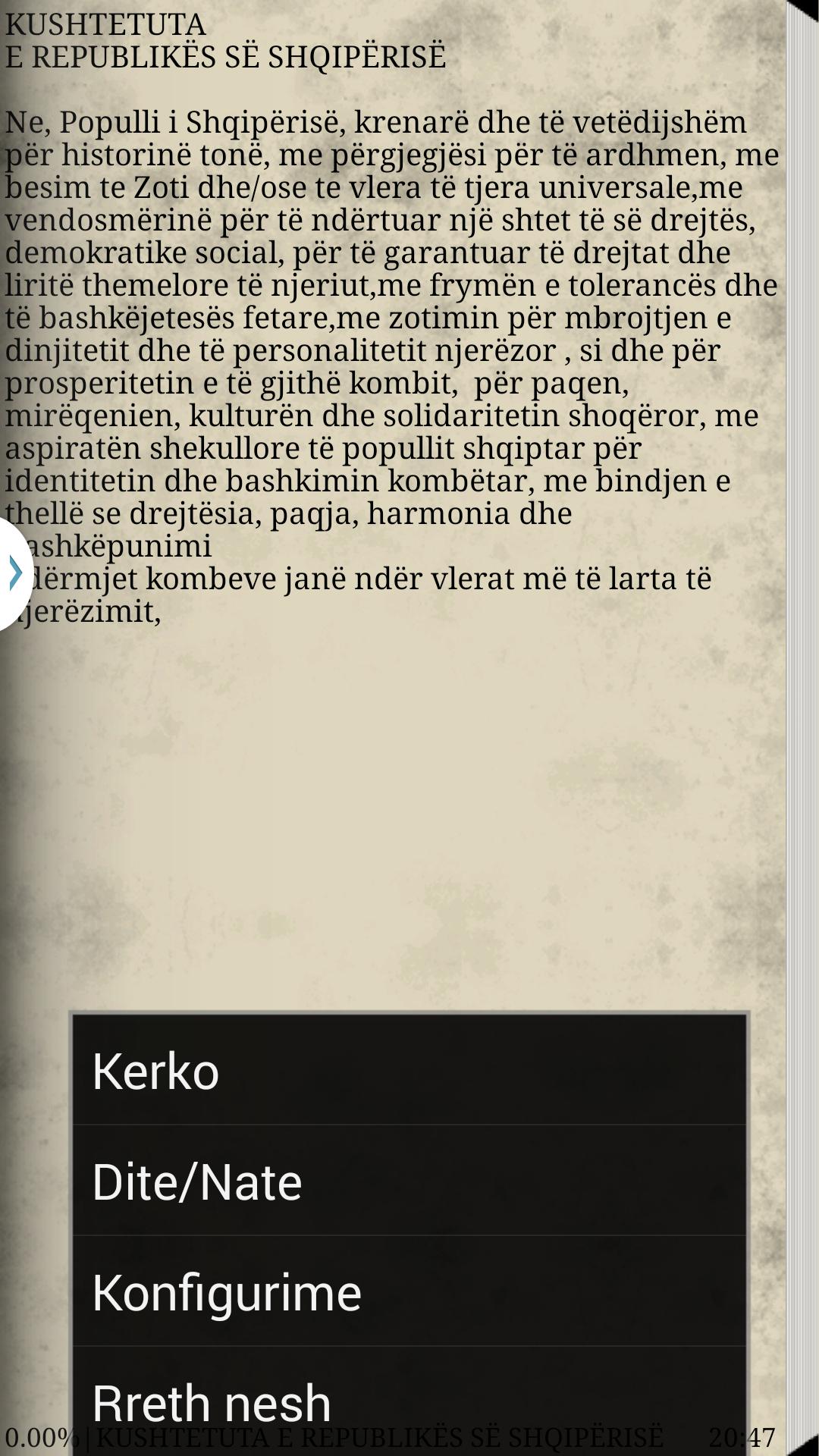 Kushtetuta e Shqiperise