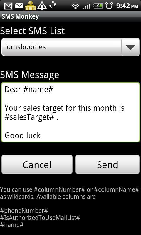 SMS Monkey