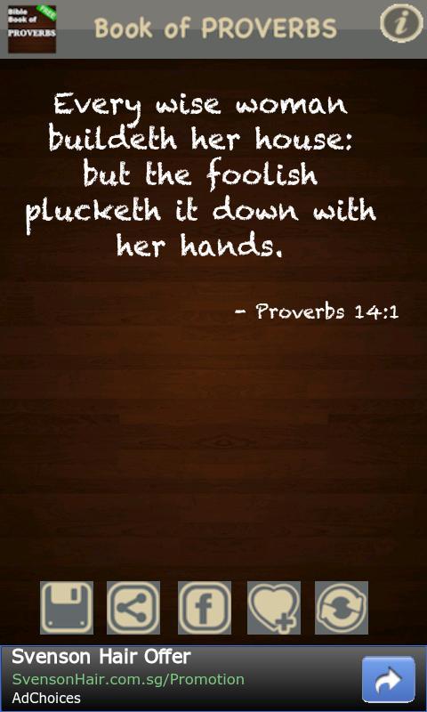 Book of Proverbs (KJV) FREE!