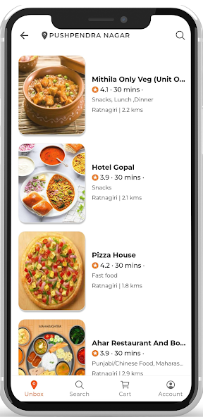 Unbox : Food & Online Delivery