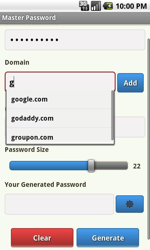 Smart Password Generator