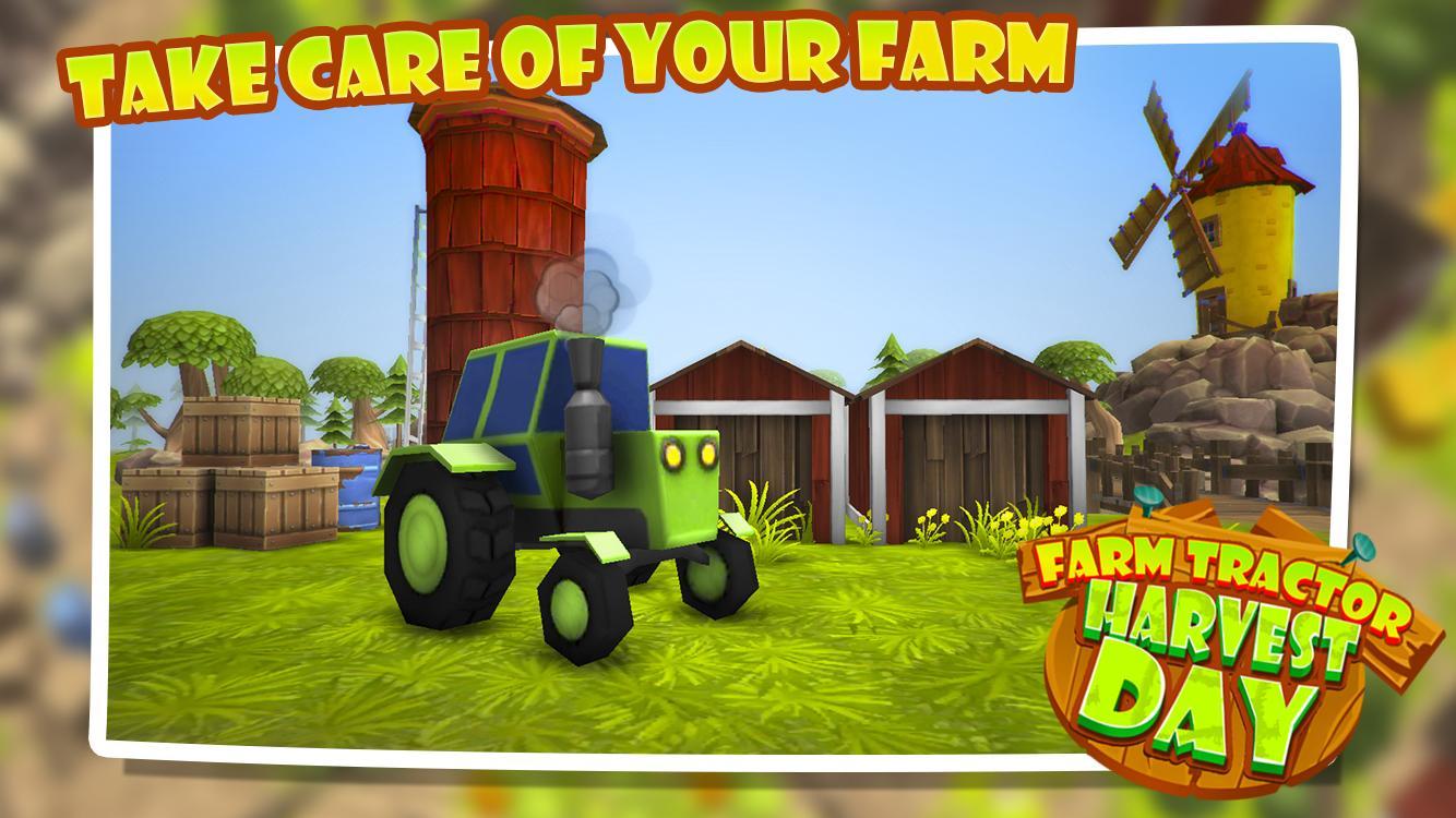 Harvest Day: Farm Tractor 3D
