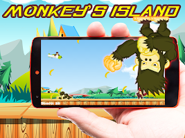 Banana monkey island king