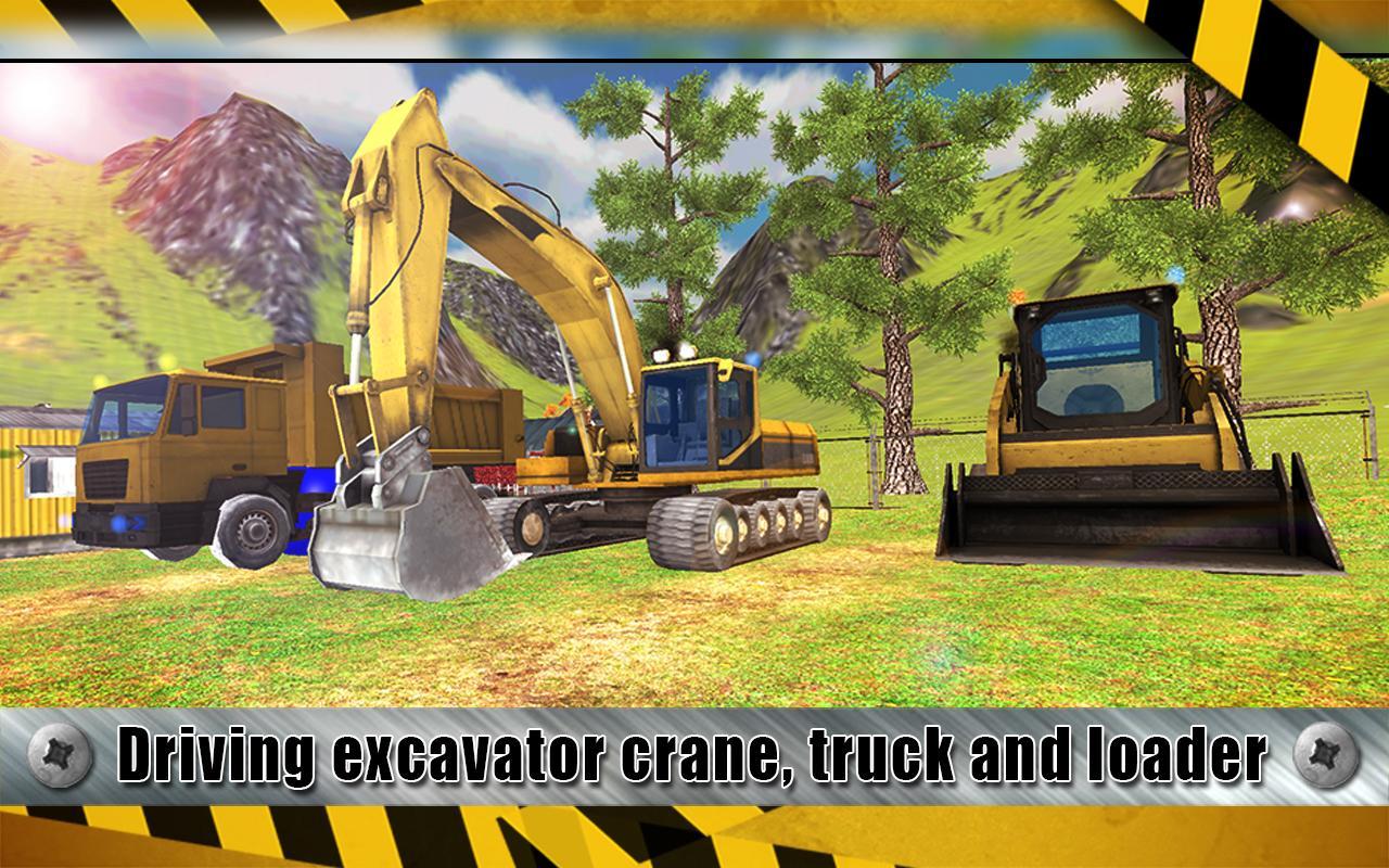 Heavy Excavator Truck Driver: Real City Crane Sim