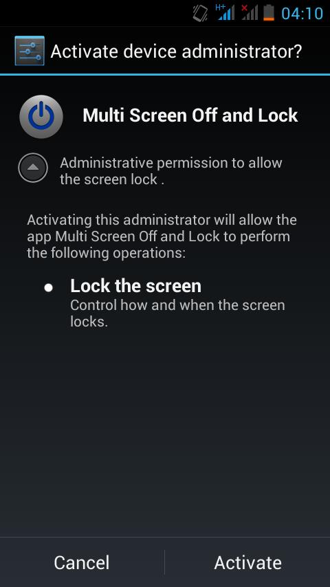 Multi Screen Off & Lock
