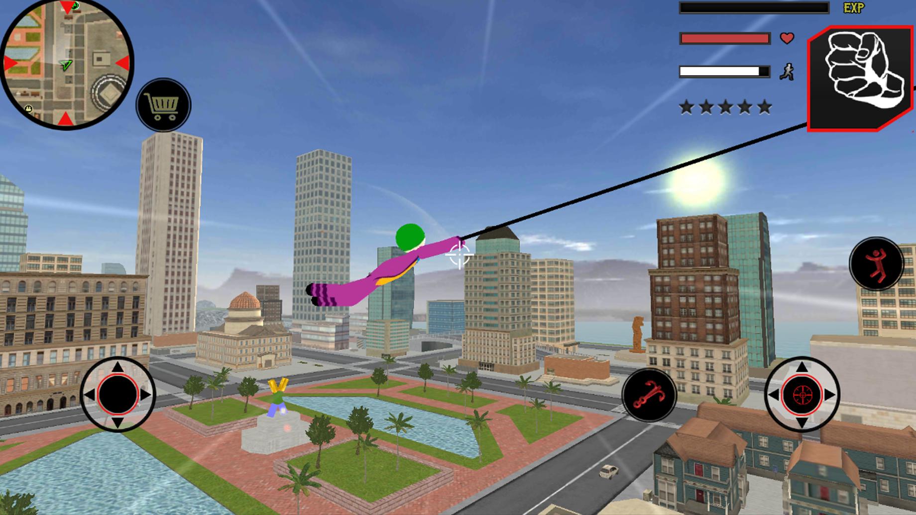 Joker Counter Stickman Rope Hero Crime OffRoad