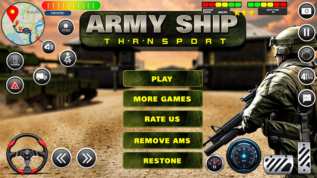 Army Transport Tank Ship Games