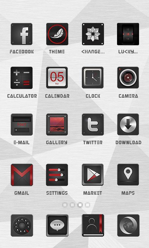 Metal-R Theme - ZERO Launcher