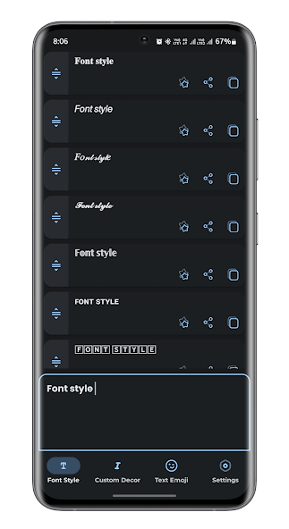 Font Style