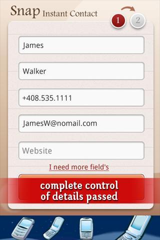 Snap Instant Contact